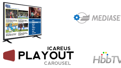 Mediaset rolls out their HbbTV services with Icareus